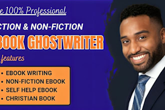 be your fiction book writer, ghostwriter, self help, and romance book writer