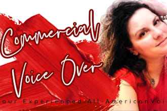 deliver a relatable general american 20 30 40 year old female voice over