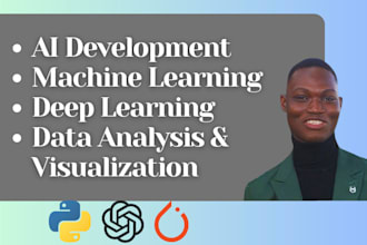 do ai machine learning, data analytics projects in python for cheap