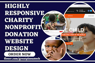design charity church nonprofit donation ngo 501c3 fundraising health website