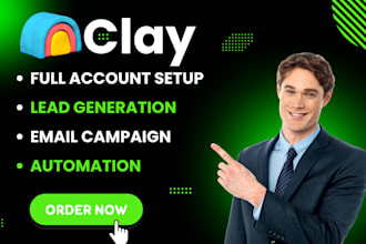 set up clay com, hubspot CRM, zoho, apollo io, for automation brevo 17hats