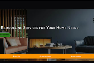 design contractor, construction, roofing, hvac, remodeling, plumbing website