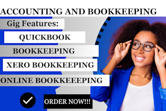 do bookkeeping in quickbook online, xero, wave, sage 50, zoho books, odoo