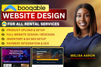 build booqable rental website, online booking website booqable online rental SEO
