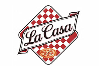 make spectacular popular italian restaurant logo