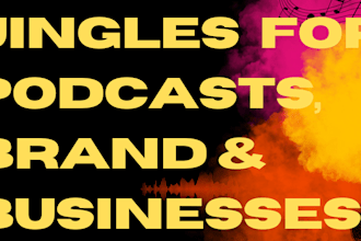 make catchy memorable jingles for businesses brand podcasts youtube social media