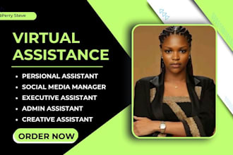 be your creative administrative personal virtual assistant executive assistant