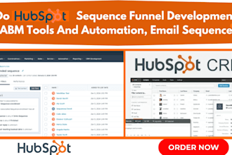 do hubspot sequence funnel development abm tools and automation, email sequence
