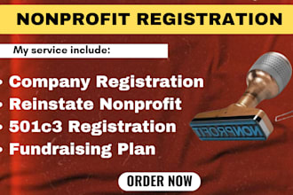 create a winning nonprofit, write grant proposals and help with sba certificate