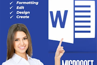 design, format, create, edit and fix microsoft ms word document