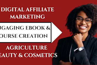 create ebook online course on agriculture digital affiliate marketing skincare