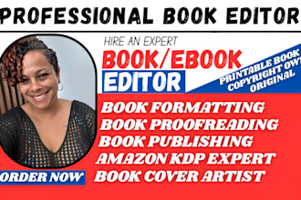 do amazon kindle book editing paperback proofreading formatting and publishing
