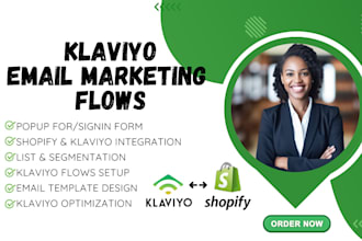 do klaviyo and shopify integration ,email marketiing flows