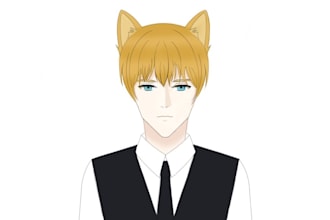 sell an original male png vtuber model design