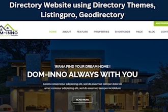create directory website using directory themes listingpro geodirectory