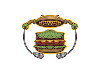 make perfect enhance burger logo
