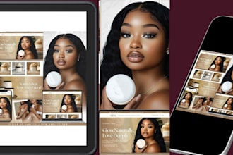 design skincare shopify website shopify cosmetics store
