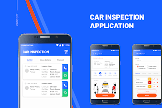 develop inspecting app, ar inspecting app, property inspecting, car inspecting
