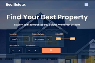 develop real estate investor, carrot website with SEO