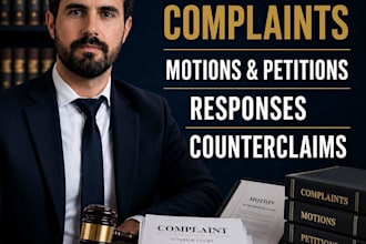 draft legal documents, lawsuit complaints, and motions