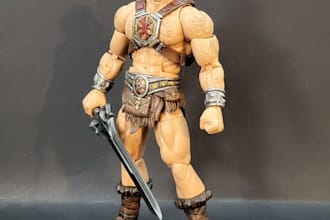 3d action figure,3d articulated action figure, funko pop, 3d object for 3d print