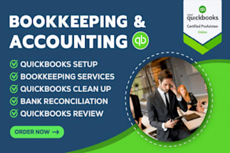 setup, reconciliation and bookkeeping in quickbooks