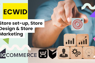 build ecwid  manage bigcommerce  customize bigcartel  setup store
