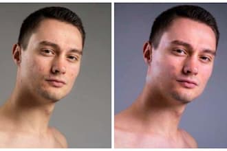 do color correction,retouching and object removal for photos