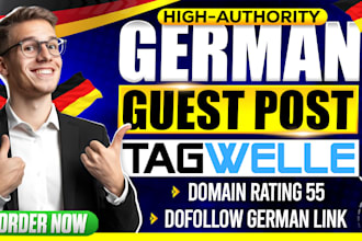 publish a high authority german guest post on tagwelle DR 55