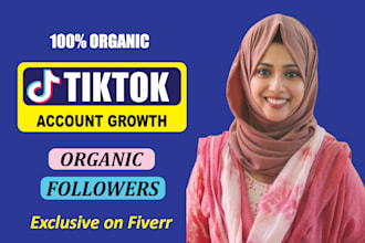 organically grow and promote your tiktok account with real followers