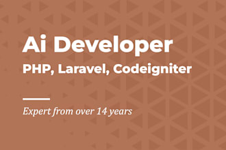 fix ai saas web app software chatgpt customize full stack php laravel developer