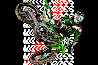 draw a clean and detailed vector illustration of your car or motorcycle