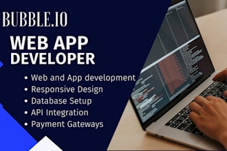 develop bubble io app website bubble io saas bubble mvp bubble API developer