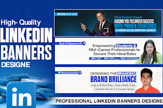 design linkedin banner facebook cover design