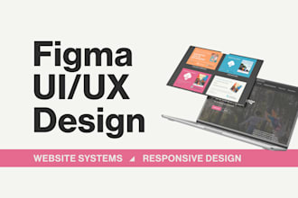 design a modern website UI UX in figma