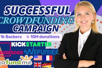 write design and launch kickstarter indiegogo crowdfunding pre launch pages