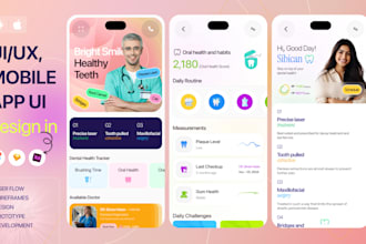create UI UX design for mobile app UI on android and IOS using figma