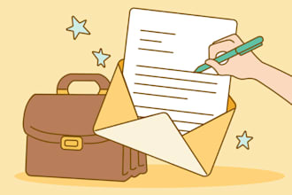 write any kind of professional letters, cover letter and complaints