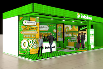 exhibition or booth design for your product or campign