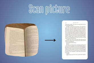 scan your files from pictures you send