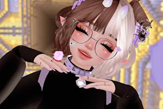 edit or custom vrchat model vrc avatar furry nsfw avi vr chat character 3d anime