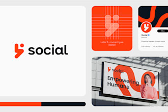 design a standout modern logo for your tech or saas startup