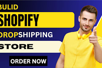 build shopify dropshipping store