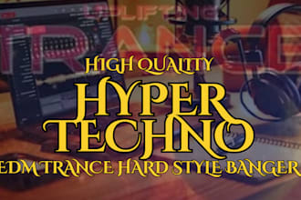 be vocalist for climax edm techno hardstyle trance song, house psytrance
