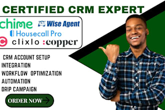 setup close io housecall pro copper crm odoo crm wise agent chime clixlo