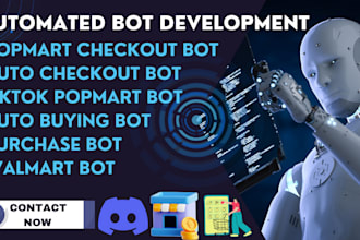 create a popmart auto checkout bot for fast auto buying and purchase automation
