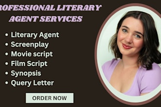 find top active literary agents for your movie script screenplay film script