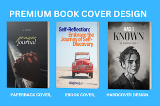 do kindle cover design, book cover redesign paperback resize and hardcover error