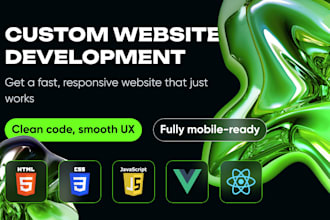 design a custom responsive one page website or saas landing page in figma
