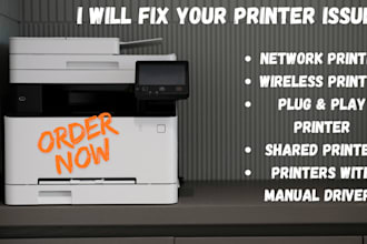 install network printer, configure hp, xerox, epson printers